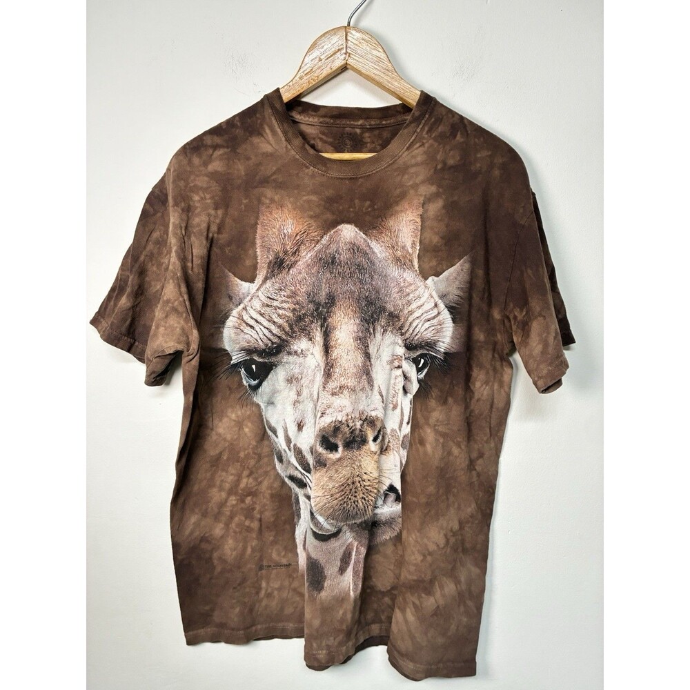 The Mountain Giraffe T-Shirt Men’s Large Brown Earthly Natural Hippie